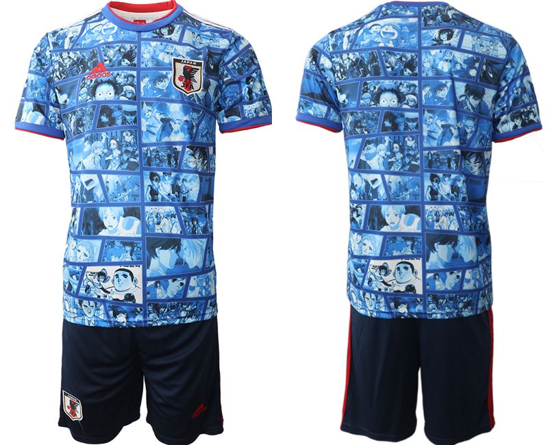 Men 2022 World Cup National Team Japan home blue blank Soccer Jersey->japan jersey->Soccer Country Jersey